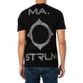 thumbnail image 3 of MA.STRUM Oversized Back Logo Print T-Shirt, Black, 3 of 6