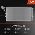 thumbnail image 5 of A-Premium Air Conditioning A/C Condenser Compatible with Hyundai Genesis Coupe 2013-2016 V6 3.8L, Replace# 4424, 4430, 976062M600, 5 of 6