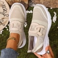 thumbnail image 2 of DXOUPM Chaussures de Marche pour Femmes Bout Rond à Enfiler Chaussures de Marche pour Dames Espadrilles Décontractées Légères, 2 of 3