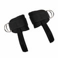 thumbnail image 4 of 2 piezas Máquina de cable Correas de tobillo contra el tobillo Correa de tobillo Ajuste de tobillo ajustable para gimnasio Fitness Extensión de pierna Negro, 4 of 8