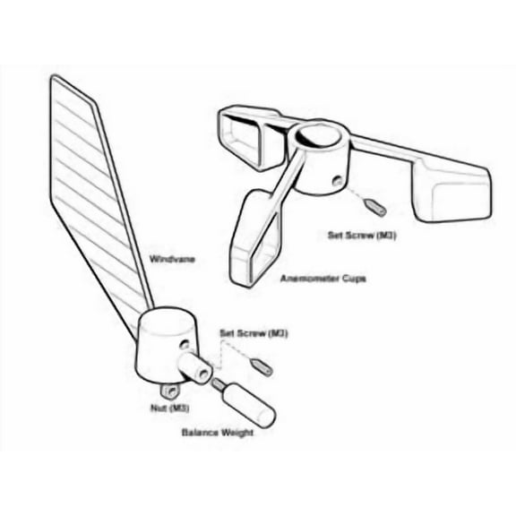 Raymarine E28081 Windvane/Cups