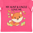 thumbnail image 4 of Inktastic My Aunt and Uncle Love Me Little Fox Boys or Girls Toddler T-Shirt, 4 of 5