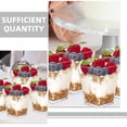 thumbnail image 3 of juego de vasos de postre, vasos transparentes para helado, vasos para pudín y aperitivos con cucharas., 3 of 8