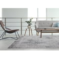 thumbnail image 2 of Designer Home Aviona Area Rug 2610 20372 Benidict Grey Streaks Lines 7' 10 x 7' 10" Round, 2 of 2
