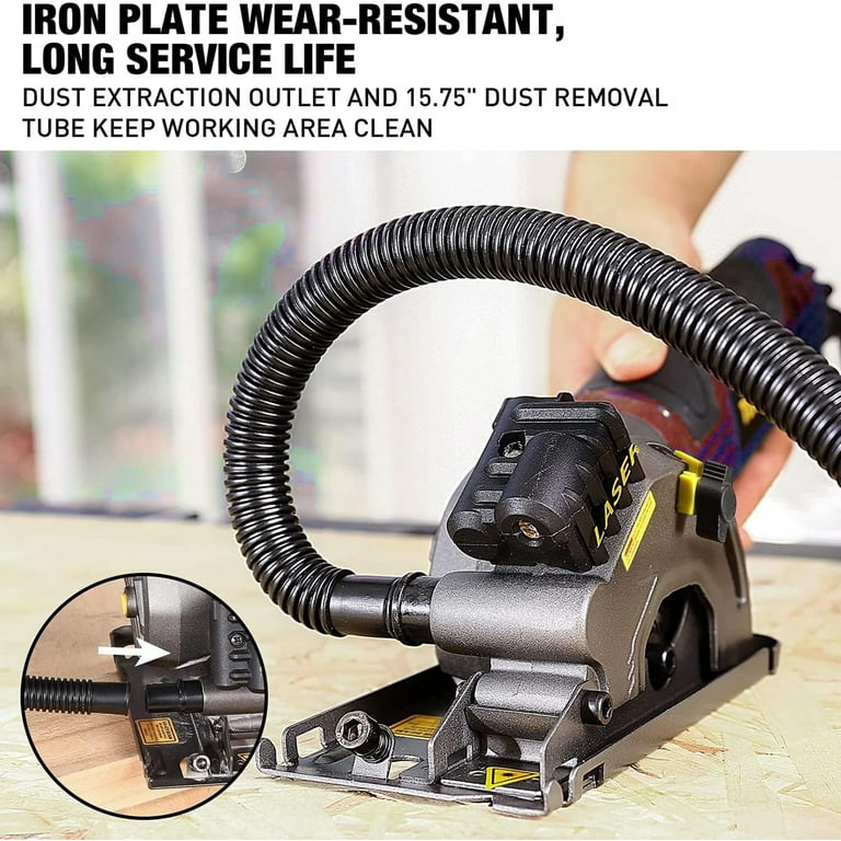 Electric hand saw guide outlet