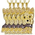 thumbnail image 1 of Collares para Regalar DogNeck10 5Pzas Yorkshire Dorado Metal Cadena y Dije High Monaco MXOEK-005, 1 of 5