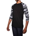 thumbnail image 2 of Victorious Men's Baseball Raglan T-Shirt 3/4 Sleeves Jersey, 2 of 4