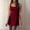 Red, variant on Blmnix Woman Dress Slip Dress Sexy Dresses Short Dress Dress Blue Sleeveless Mini Square Neckline Wrinkle-Resistant Casual Dresses for Women Summer,XXL