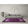 thumbnail image 3 of Ahgly Company Indoor Rectangle Persian Purple Traditional Area Rugs, 7' x 9', 3 of 4