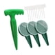 thumbnail image 3 of Sembrar un conjunto de dispensador de semillas Convenientes herramientas de plantación Expendedor de semillas ajustables Establecido con 3pcs sembradora, 3 of 8