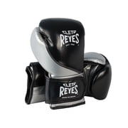 Cleto Reyes High Precision Boxing Gloves for Men and Women (12 oz, Black/Silver)