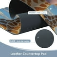 thumbnail image 5 of Leather Keyboard and Mouse Desk Mat Office Desk Accessories Protective Office Desk Decor Desk Pad Mat for Gaming, Work from Home, Office A Group Of Giraffes 23.6" x 47.2", 5 of 9