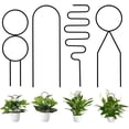 thumbnail image 3 of Small Metal Trelli For Potted Plants Gold Trelli For Climbing Plants Indoor Mini Trelli For Potted Plants Support Stake House Plants Trelli For Garden Potted, 3 of 4