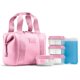 thumbnail image 1 of Bolsa de almuerzo Fit & Fresh Remi con aislamiento de neopreno, color rosa, con contenido, 1 of 8