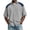Gray, variant on Big & Tall Mens Button Down Shirt Short Sleeve Vintage Striped Print Casual Outdoor Top S-4XL
