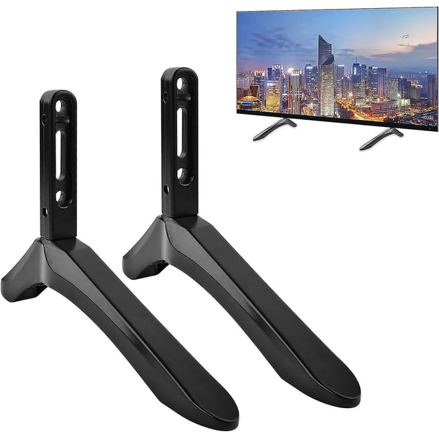 Soporte de TV universal, pies de pedestal de TV para Tcl LCD LED de 26 a 100 pulgadas, TV de pantalla plana