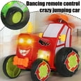 thumbnail image 2 of Crazy Jumping Car With Music Lights, Remote Control Stunt Car, Music Swing Rolling Electric Toy E2p7, 2 of 8