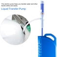 thumbnail image 2 of Bomba eléctrica portátil de transferencia de líquidos para diésel, aceite y agua (azul), 2 of 9