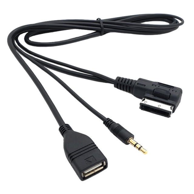 Sidaley Cable de audio Adaptador de reproductor de cable de música Suministros para automóviles Interfaz de mano de obra fina automotriz Vehículos, repuestos y accesorios Mis