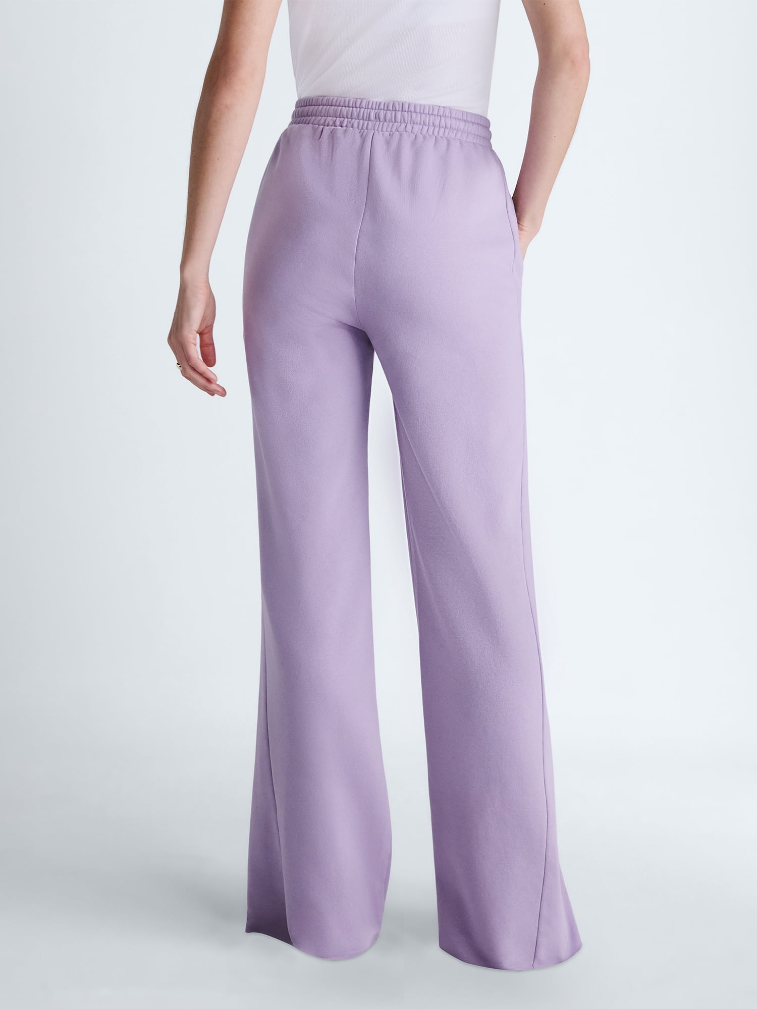 Scoop Women's and Women's Plus Mineral Wash Fleece Flare Leg Sweatpant, Sizes XS-4X