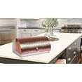 thumbnail image 3 of Berlinger Haus Stainless Steel Bread Box, Rose Gold, 3 of 9