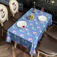 thumbnail image 2 of Blue Cartoon Unicorn Rainbow Cloud Pattern Rectangle Tablecloth 60"x102",Waterproof Polyester Rectangle Table Cloth, Wipeable Spillproof Polyester Tablecloth for Dining, Camping, Indoor and Outdoor, 2 of 6