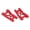 Red, variant on BIMZUC 2 Sets RC Aluminum Front Rear Suspension Arms Set for Traxxas LaTrax Teton 76054-1 1/18 RC Monster Truck Replacement Parts Upgrades Blue Color