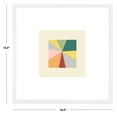 thumbnail image 3 of SAFAVIEH Cornerstone Of Color 16 in. x 16 in. Framed Wall Art, Yellow/Blue Green, 3 of 6