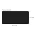 thumbnail image 2 of Uxcell 24"x16" Desk Mat Protector, Non-Slip Waterproof Mouse Pad Writing Mat for Office Home, Black, 2 of 5