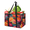 Multicolor 2, variant on ADECORIVY Colorful Tree Reusable Grocery Bags, Foldable Shopping Bags for Groceries with Handles, Large Grocery Tote for Kitchen, Market, Car Trunk, Picnic