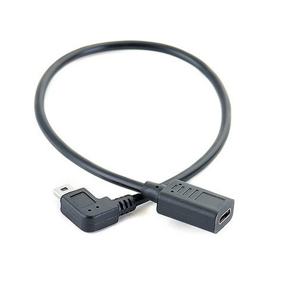 Mini USB Male to Type C Female Data Cable USB C to Mini USB Cable 27CM