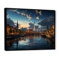 thumbnail image 2 of Designart "Scenic Spot in Beautiful Berlin Cityscape I" Berlin Floater Framed Canvas Art Print, 2 of 7