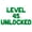 Green, variant on Letter Balloons - LEVEL 45 UNLOCKED 16" Inch Alphabet Letters Foil Mylar Balloon 45th Birthday Party Banner (White)