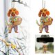 thumbnail image 3 of Decoración navideña con forma de perro adorable Resurrección Decoración para el coche Huevo de acrílico con forma de animal Decoración para colgar, 3 of 3