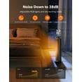 thumbnail image 2 of TaoTronics Space Heater, 24'' Indoor Tower Heater, Electric Heater for Inside Home, 1500W Portable Heater with Remote/APP, 70° Oscillating Heater, 12H Timer, PTC Ceramic Heater for Inside, 2 of 8