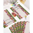 thumbnail image 5 of Easter Placemats Set of 6, Tulip Flowers Placemat for Dining Table Decorations, Spring Flowers Place Mats, Spring Table Mats for Kitchen Dinner Seasonal Holiday Party Decor, 5 of 6