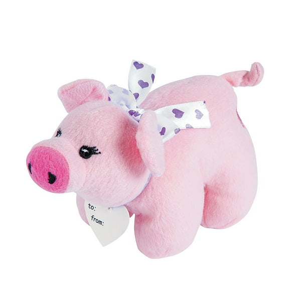HogsNKisses Plush Baby Pig Party Favors 12 Pieces