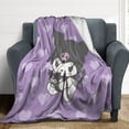 thumbnail image 4 of KUROMI Throw Blanket Cute Flannel Anime for Girls Boys Men Women, 4 of 7