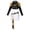 Popular Singer Costume#58, variant on Halloween Pop Star Costume Women's Dark Cosplay Costume Dress for Adults Size L,Halloween Costumes,L