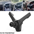 thumbnail image 5 of 17mm Ball Head Car Phone Holder Car Air Vent Clip For Magnet Mobile Phone Support For Hanging Data Cables And Other Wire Items., 5 of 9
