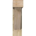 thumbnail image 2 of Ekena Millwork 6"W x 22"D x 22"H Traditional Block Rough Sawn Bracket w/ Offset Brace, Douglas Fir, 2 of 25