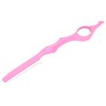 thumbnail image 4 of Cuchillo para adelgazar el cabello con flequillo de acero inoxidable, herramienta de peinado con cuchilla para recortar el cabello portátil, color rosa, 4 of 13