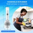 thumbnail image 3 of Bell + Howell Scrubtastic Express Handheld Power Scrubber, Cordless Rechargeable Spin Scrubber with Rotating Brush Head, 300+ RPM, 3 of 8