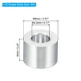 thumbnail image 2 of Uxcell 0.17" ID x 0.31" OD x 0.24" L Round Aluminum Spacer Fit for M4 Screw Bolts 10 Pack, 2 of 5