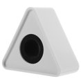 thumbnail image 2 of SHISUYAN Microphone Portable en ABS Moulé par Injection Forme Triangulaire Logo Station de Logo (Blanc), 2 of 9