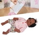thumbnail image 5 of Muñecas Infantiles Para Dormir, Extremidades Móviles, Muñecas Para Bebés De Piel Negra, Pelo Rizado De Vinilo Realista Para El Hogar, 5 of 7
