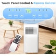 thumbnail image 6 of FREE VILLAGE Portable Air Conditioner 8,000 BTU for Rooms up to 450 Sq.Ft,4 in 1 Portable AC Unit with Cooling,Dehumidifier,Fan & Sleep,Remote Control,24H Timer & Window Kit for Bedroom Office RV, 6 of 10
