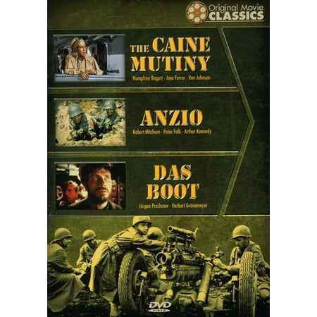 WW2 Films-Caine Mutiny Anzio Das Boot (DVD) (Best Ww2 Documentaries On Netflix)
