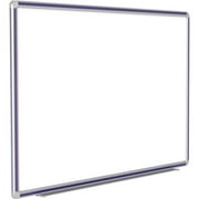 Ghent 48"x72" Aluminum Frame Ceramic Magnetic Whiteboard - Purple Trim