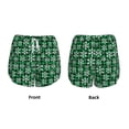 thumbnail image 5 of Lsque Christmas Pattern At Buffalo Plaid Printed Women's Running Shorts with Liner Pockets,Elastic Quick Dry Workout Athletic Gym Yoga Shorts,Womens High Waist Shorts-Medium, 5 of 9